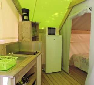 Tente équipée écolodge : camping écoresponsable en Vendée