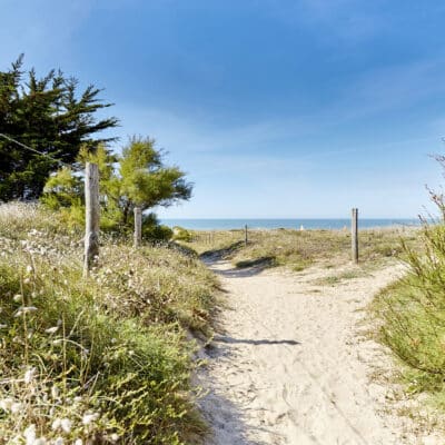 Het strand van Notre-Dame-de-Monts in Vendée
